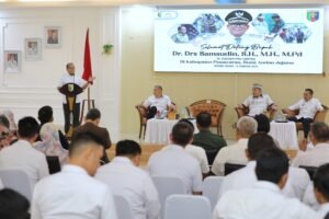 Pj. Gubernur Samsudin Gelar Silaturahmi Bersama Bupati dan Wakil Bupati Pesawaran